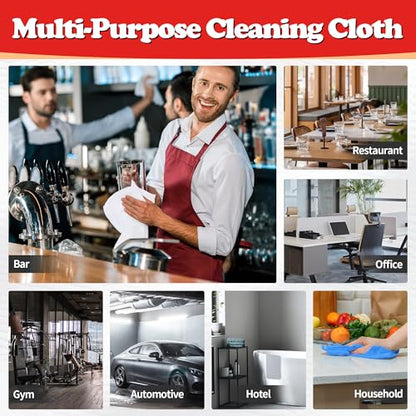 Shop Towels Microfiber Cleaning Cloth Bulk (200 Count)
