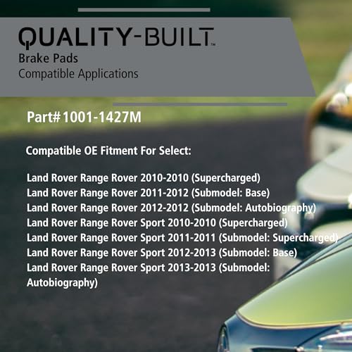 Rear Semi Metallic Brake Pads