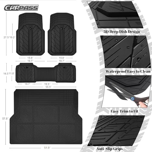 Floor Mats for Cars M (4 Count)