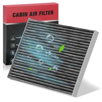 Cabin Air Filter with Activated Carbon Compatible with Nissan Rogue 2008
