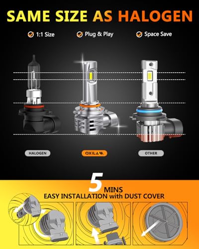9005 9006 LED Light Bulbs (4 Count)