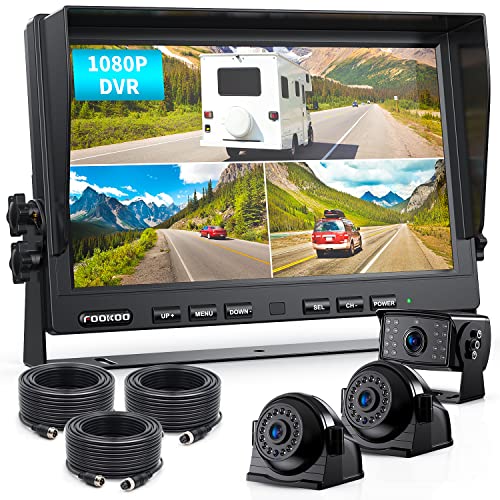 HD 1080P 10" Wired Backup Camera System