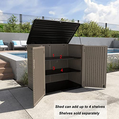 Large Horizontal Storage Sheds