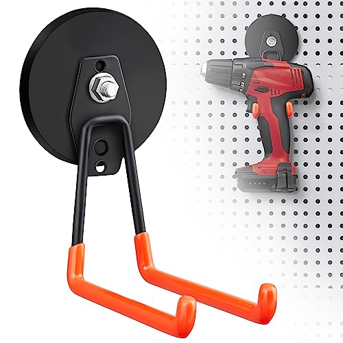 2Pcs Large Strong Magnetic Hooks for Hanging Heavy Duty (2 Count)