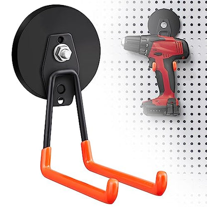 2Pcs Large Strong Magnetic Hooks for Hanging Heavy Duty (2 Count)