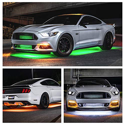 Bluetooth 4pc Million Color LED Car Underglow Lighting Kit