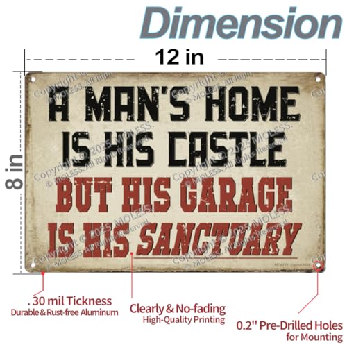 12x8″ Metal Sign