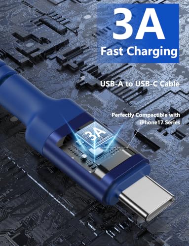 USB to USB C Cable 3A Fast Charging
