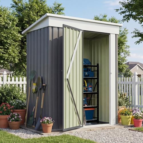 5x3 FT Outdoor Storage Shed with Floor Frame