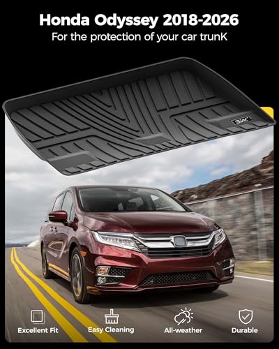 Cargo Liner Fit for Honda Odyssey mini Passenger Van 2018