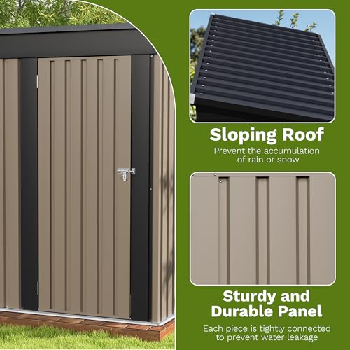 5x3 FT Outdoor Storage Shed