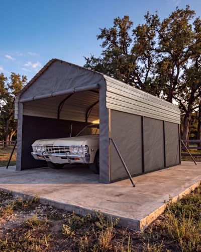 10x15x9 ft Metal Carport