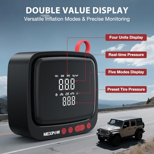 Tire Inflator Portable Air Compressor 150PSI 12V DC