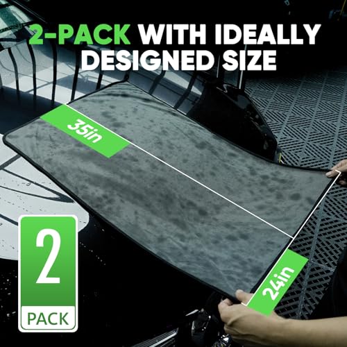 2 Pack Microfiber Towels (2 Count)