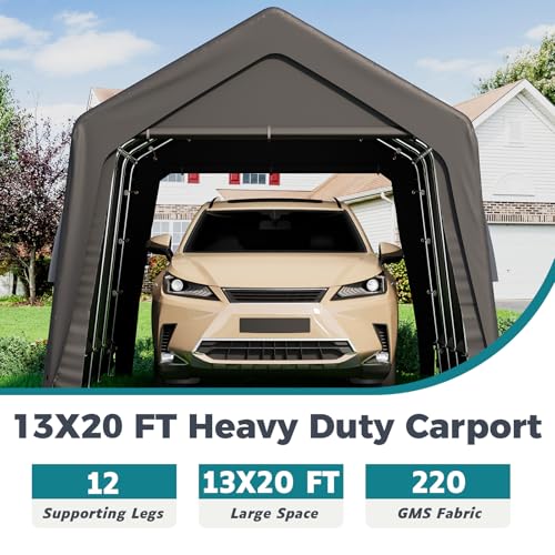 13x20 FT Heavy Duty Carport