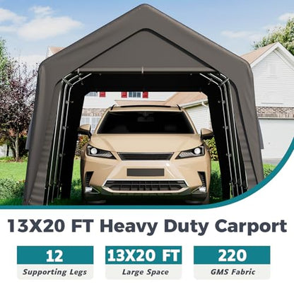 13x20 FT Heavy Duty Carport