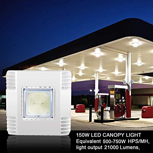 LED Gas Station Canopy Light 150W Garage Carport Ceiling Light Fixture