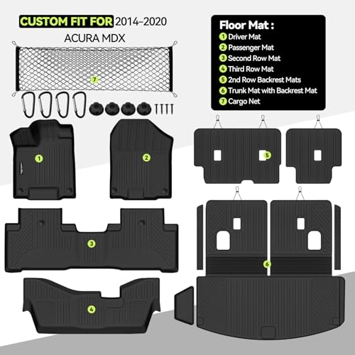 All Weather TPE Floor Mat Set for 2014