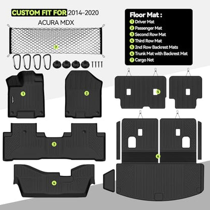All Weather TPE Floor Mat Set for 2014