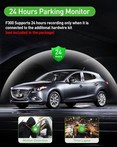 3 Channel 1080P Dash Cam Front and Inside Left