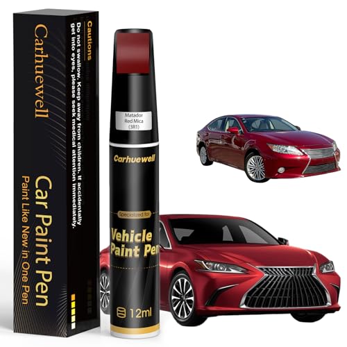 3R1 Matador Red Mica Touch Up Paint Compatible with Toyota