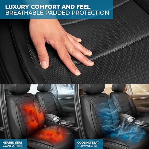 Elite Edition Faux Leather Seat Covers for Cars