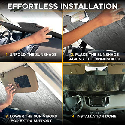 Accordion Car Windshield Sun Shade
