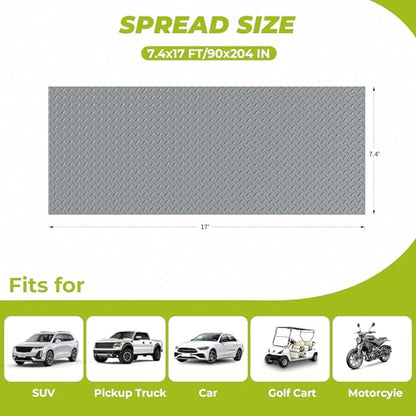 7'4"x 17' Garage Floor Mat