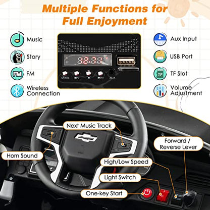 Ride on Car 12V Licensed Chevrolet Tahoe Battery Powered Electric Vehicle w
