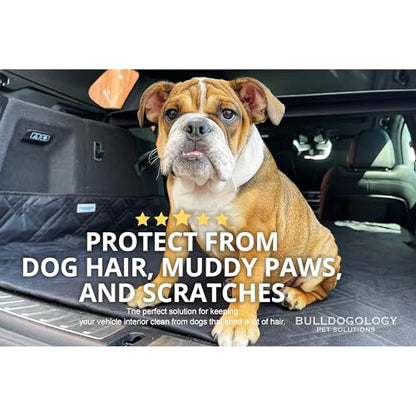 Bulldogology SUV Cargo Liner for Dogs 55"x106" Heavy Duty Pet Trunk Cargo Cover