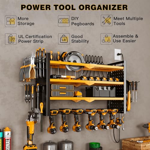Cordless Power Tool Organizer Wall Mount