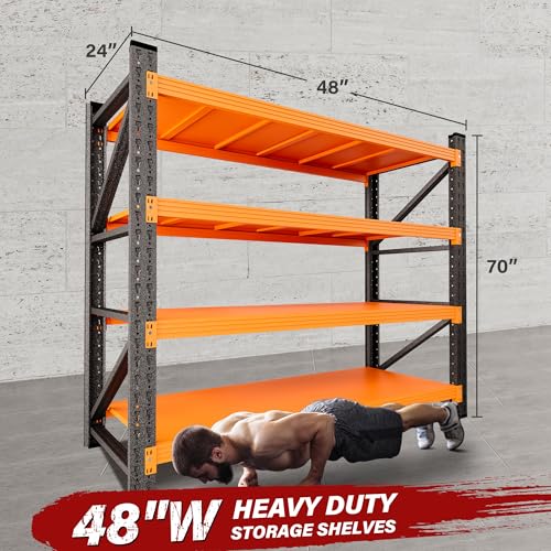 48" Wide Heavy Duty Garage Shelving Units