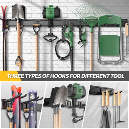 99" Garage Tool Organizer Wall Mount