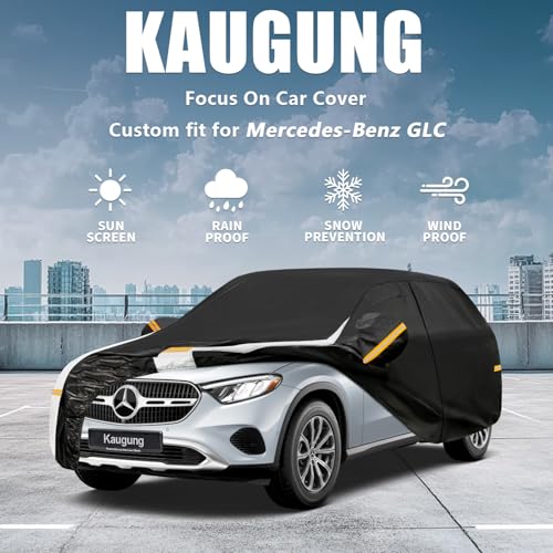 10 Layers Car Cover Custom Fit for Mercedes Benz GLC 2015