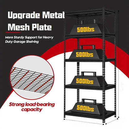 5 Tier Heavy Duty Garage Shelving