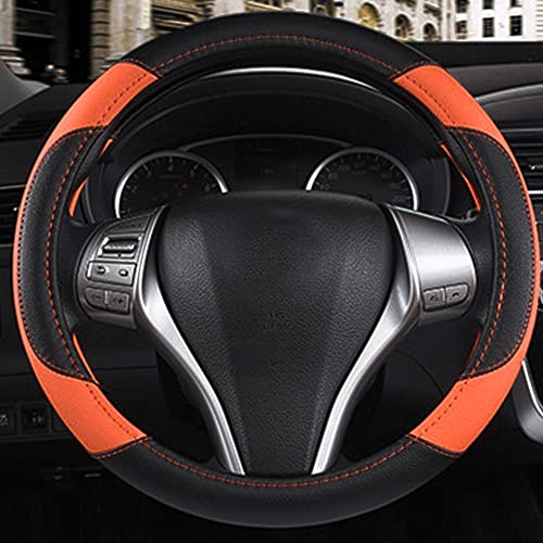 Leather Car Steering Wheel Cover