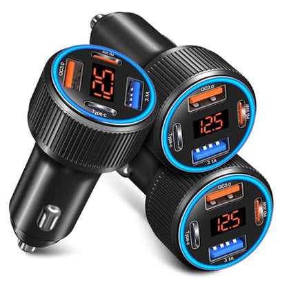 USB C Car Charger 3 Pack (3 Count)