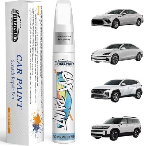 Serenity White Pearl Car Touch Up Paint for Hyundai