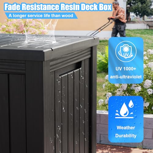 200 Gallon Lockable Resin Deck Box