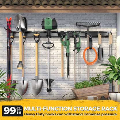 99" Garage Tool Organizer Wall Mount