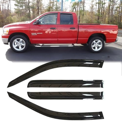 4PCS Side Window Wind Deflectors for Toyota Tacoma 2024 (4 Count)