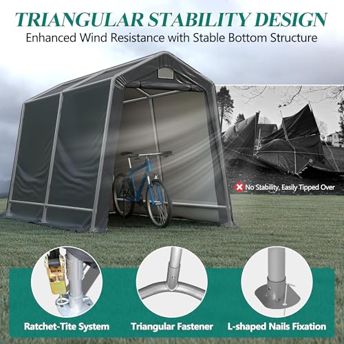 7' x 12' Outdoor Storage Shed