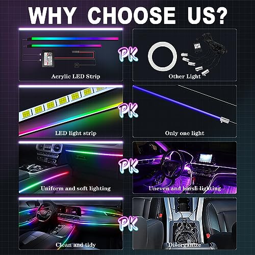 Dreamcolor Acrylic Interior Car Lights
