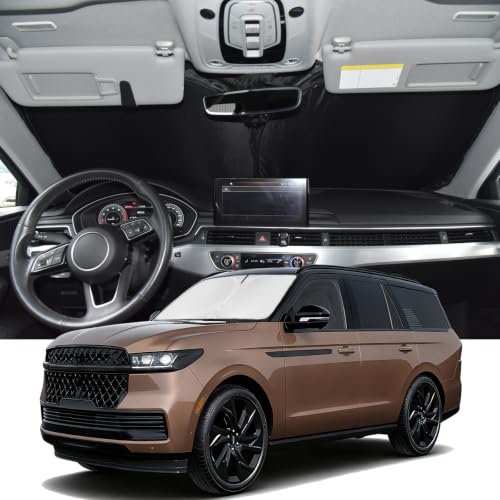 Windshield Sunshade for Lincoln Navigator 2025 2026 Sun Shade 4 Layers