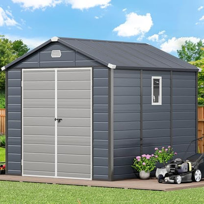 8x9FT Resin Storage Unit sans Flooring