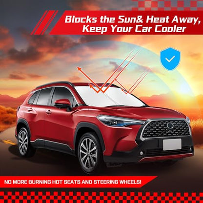 Windshield Sun Shade for Toyota Highlander 2020