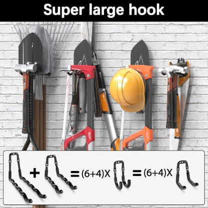 Super Heavy Duty Garage Hooks 14 Pack (12 Count)