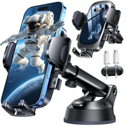 True Upgrade for Safety Car Phone Holder Mount [Patent & Military