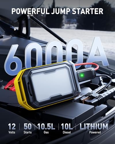 Jump Starter 6000A Car Portable