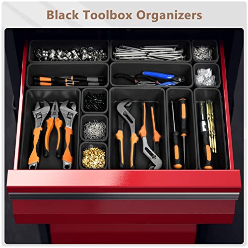 5 Size】 Tool Box Organizer Tray Divider Set (58 Count)